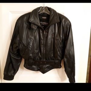 Women’s Leather Biker Jacket